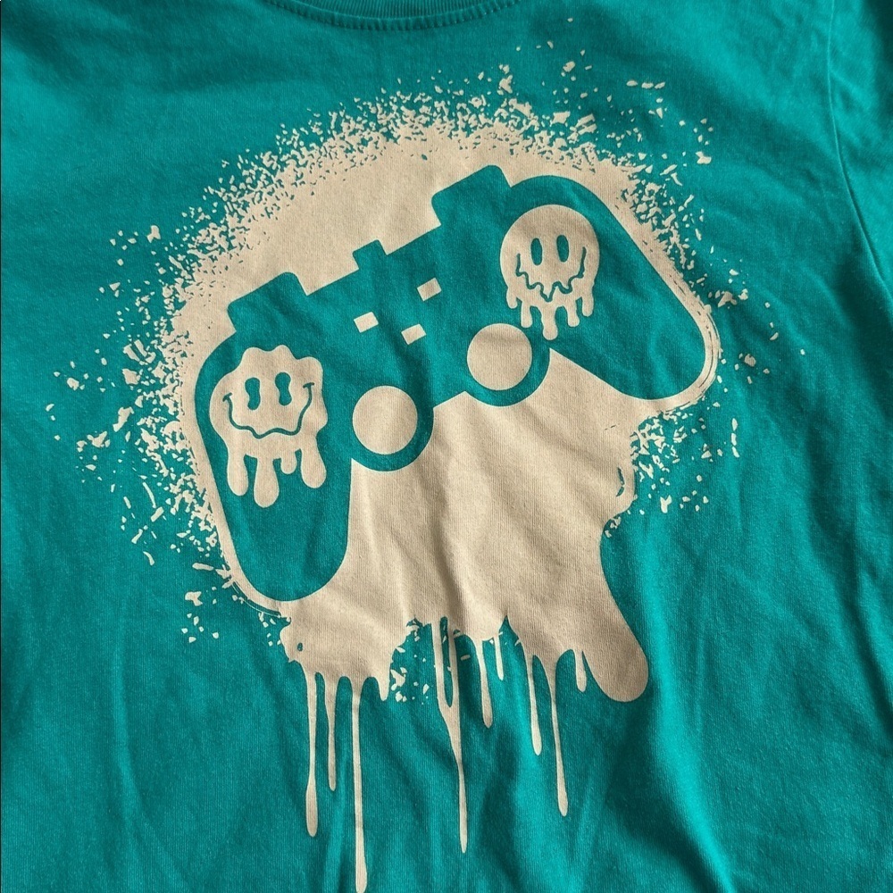 Wonder Nation Teal Gaming Graphic Tee - Picture 2 of 4